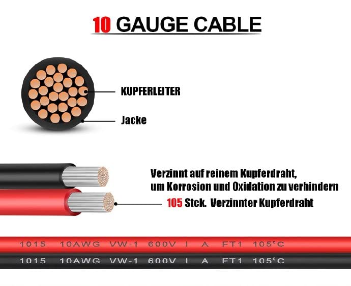 RUNCCI-YUN 6Paia Solari Cavo Connettori Ipereabili,Connettori Da Cavo - Foto 4