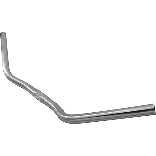 Retro Urban Bike handlebar Classical Moustache Shape, Width 600mm and diameter 25.4mm Silver