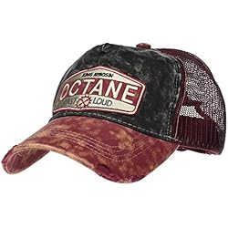 Air King Ventilador King Kerosin Octane Gorra de béisbol, Rojo/Negro, Einheitsgröße para Hombre