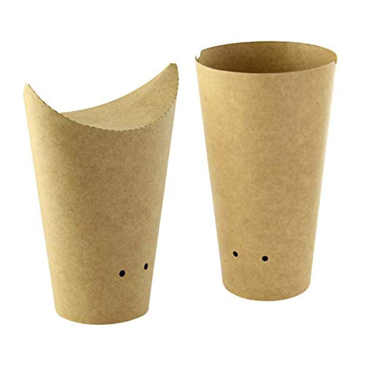Amazon.com: PACKNWOOD 210TPASK12K - Closable Perforated Kraft Snack Cup ...