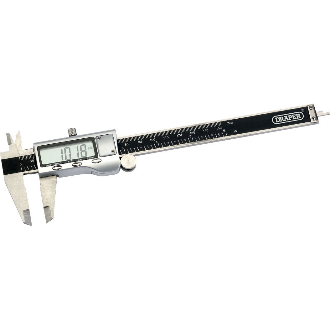 Draper Expert 46610 0-150 mm Dual-Reading Digital Vernier Caliper