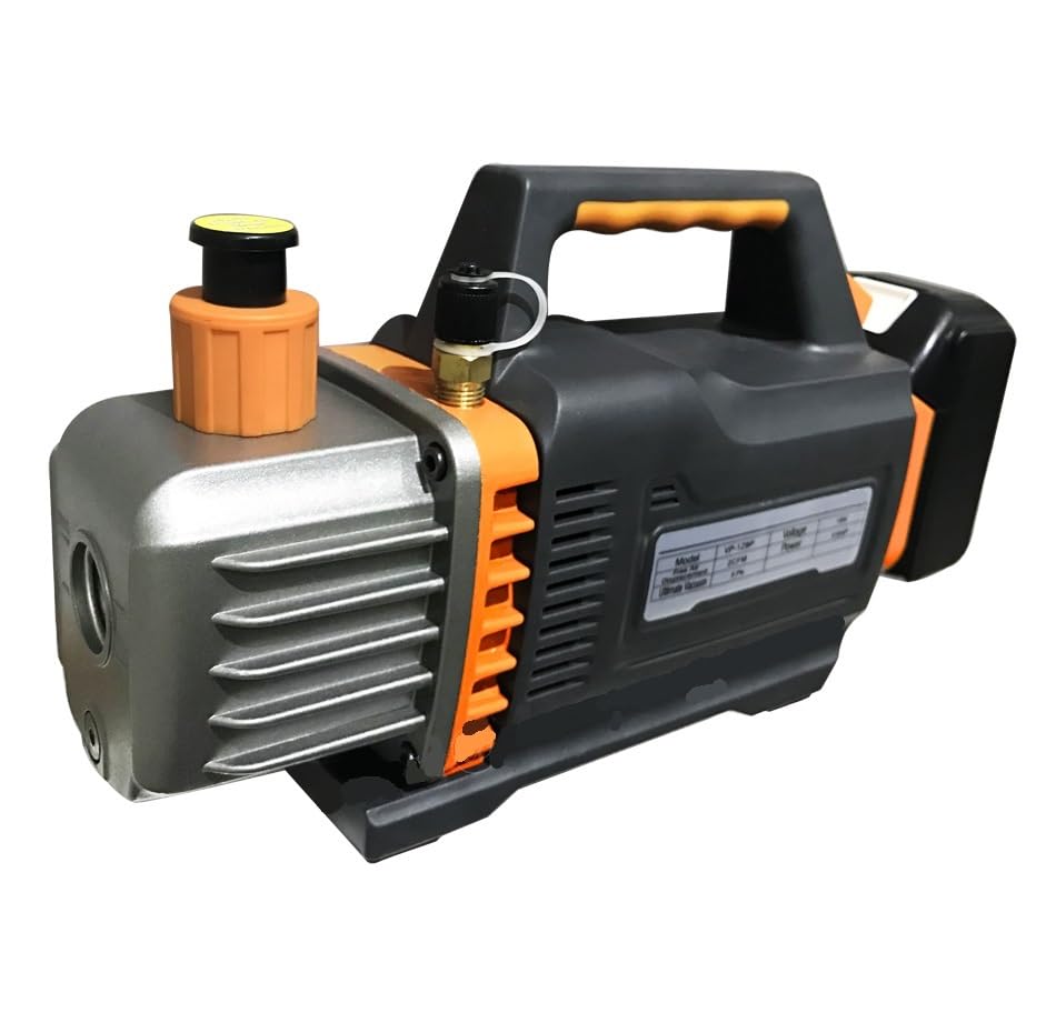 Mini bomba de vacío de paletas rotativas sin escobillas de 18 V, bomba de vacío portátil inalámbrica for laboratorio y desgasificación
