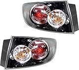 Garage-Pro Tail Light Set of 2 For Mazda 3 2007-2009, Tail Lights Assembly, With bulb(s), Outer, Halogen, Sedan, Driver, Passenger Side