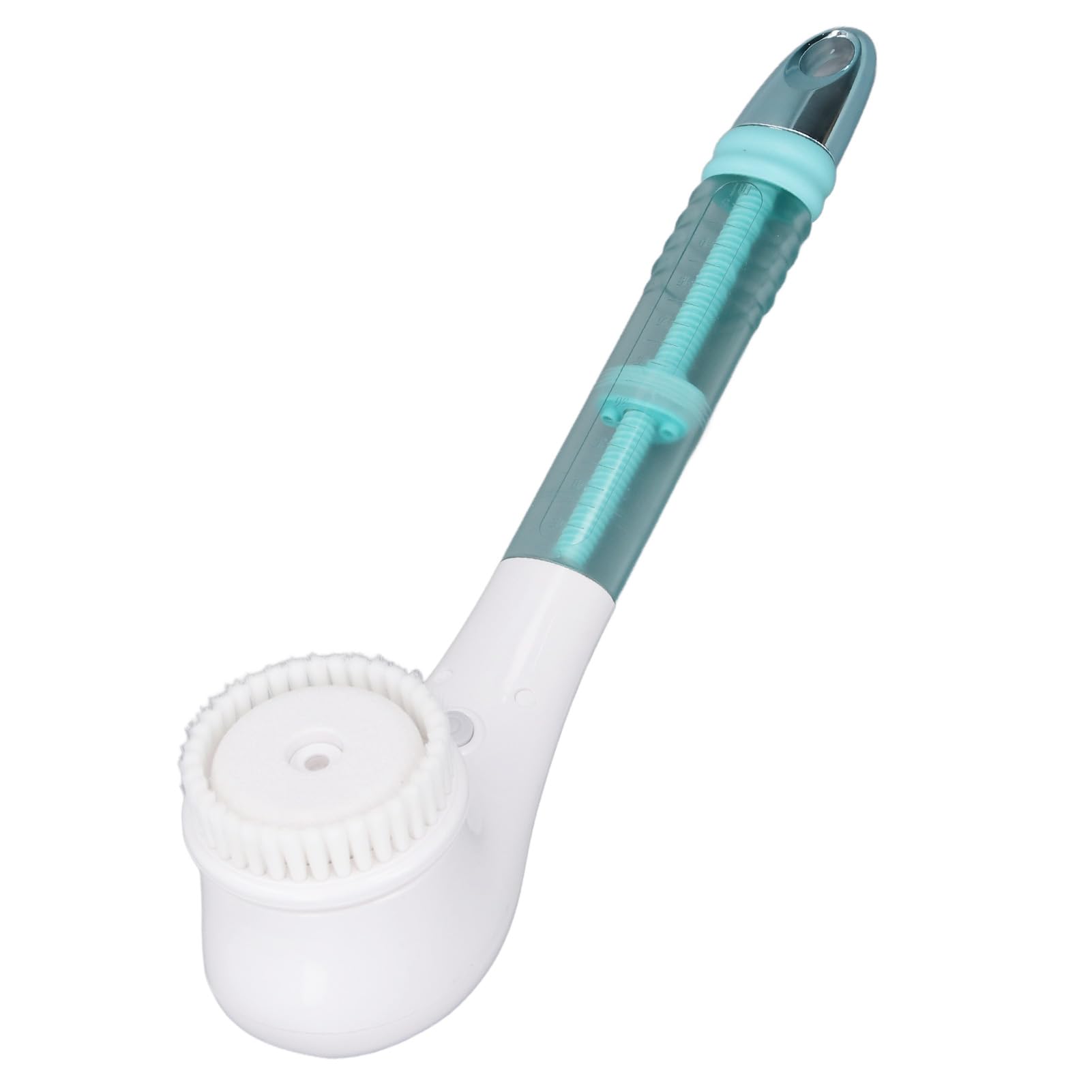 Brosse électrique pour le Corps à Long Manche avec Fonction de Massage pour la Douche, Nettoyage en Profondeur et Exfoliation - Conception ABS Résistante à L'eau (Bleue)