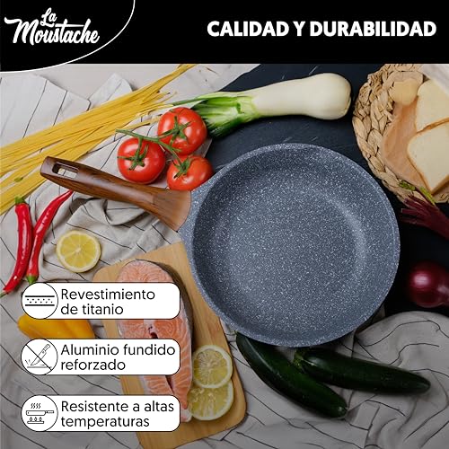 Imagen de La Moustache Sartén - Detalle antiadherente
