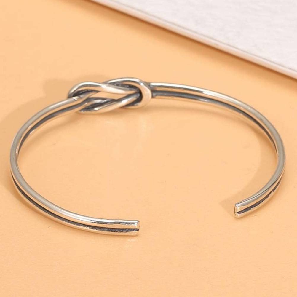 S925 Silver Bangle Retro Personalidad de Plata de Platabrazalete