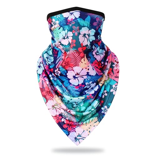 Bandana Neck Gaiter Balaclava Face Scarf Mask Quick-Dry Half Masks for Women Men UV Sun Protection