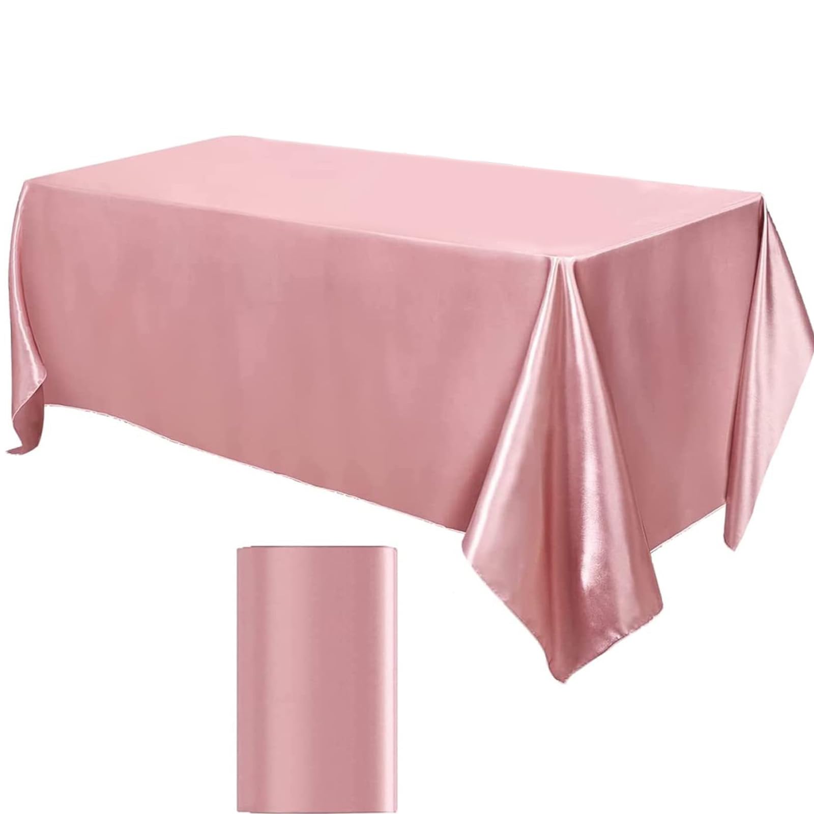 Msioytog Tablecloth Satins Rectangular Table Towel for Modern Dining Water and Stain Resistance for Everyday Use Cotton Linens Satins Table Covers