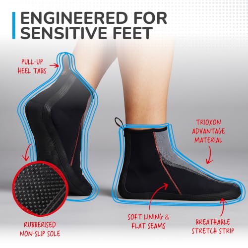 Image of Thermoskin Circulation Thermal Slippers, Black