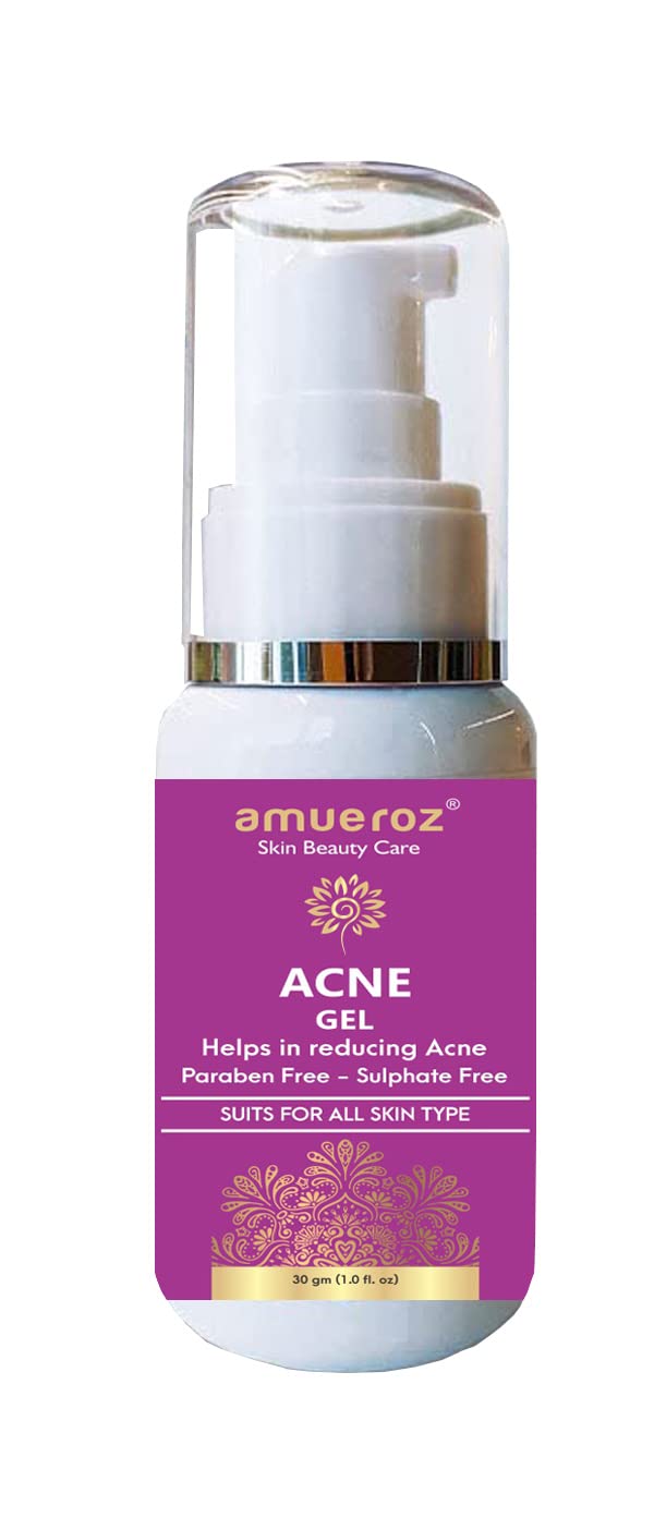 Amueroz Acne Removal Face Gel with Niacinamide for Acne Prone Skin and