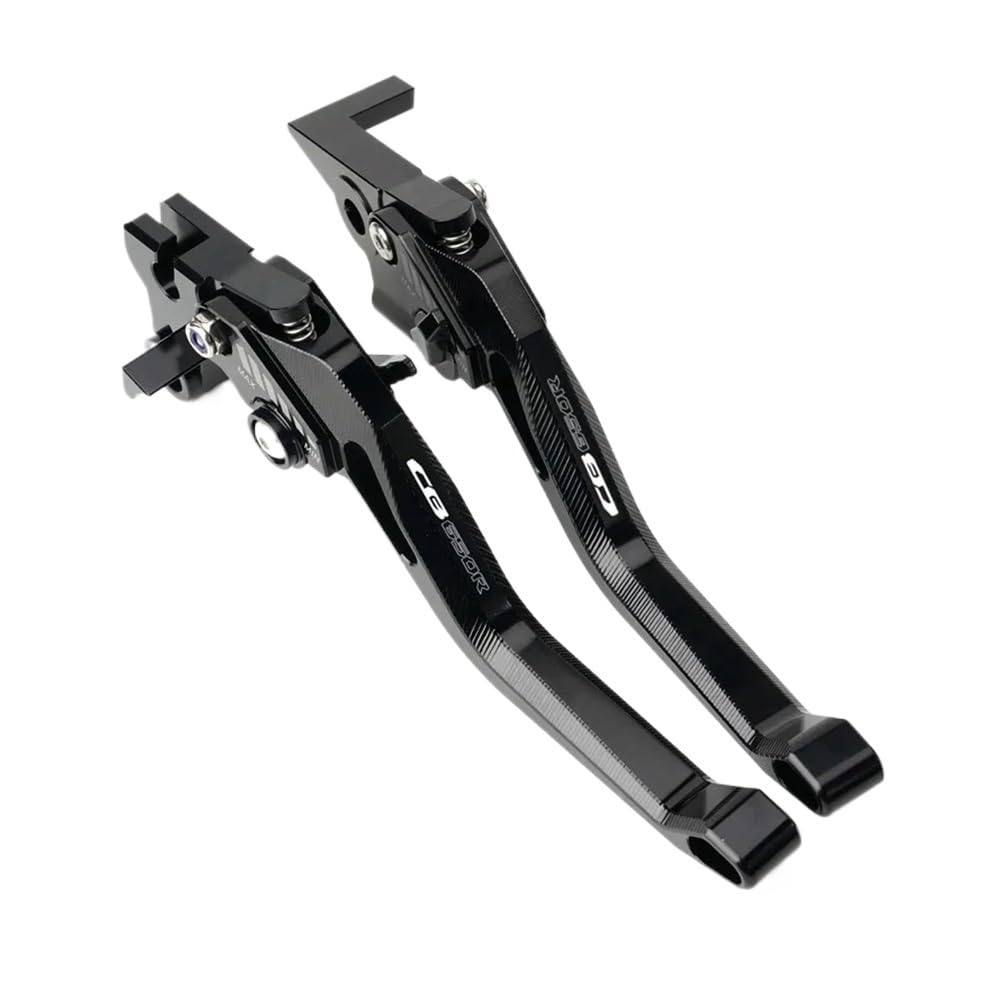 Leviers de frein et d'embrayage courts moto CB650R aluminium usiné haute performance - 3