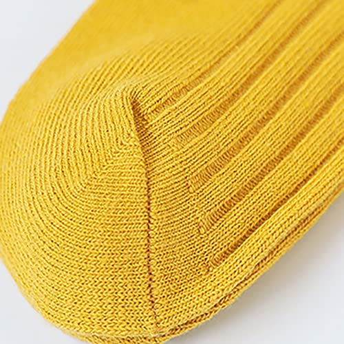 Children's Ankel Socks Candy Colored Double Needle Baby Mid Calf Fashionable Children's Solid Color Cotton Socks3