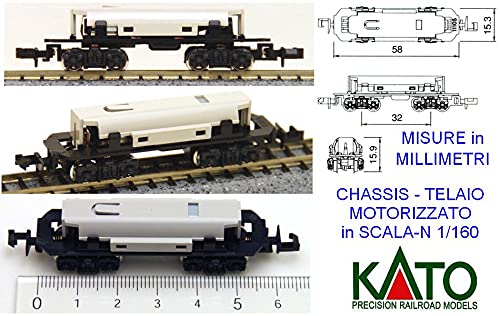 KATO TU-16A MICRO Chassis Motorized Frame Measures