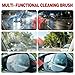LFXZSGSG Oil Film Cleaning Brush for Car Windows, 2026 Upgraded Clear Vision Windshield Cleaner with Anti-Rain Coating, Improving Clarity & Safer Driving, Kit with Supplements & Towel, 2 pcs(Red)