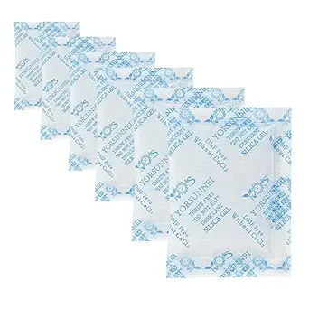 Silica Gel Packets, 5 Gram Desiccants Packs, Moisture Absorbers, Food Grade Silica Gel Desiccant for Storage, Silica Packets for Moisture Control[200 Packs]