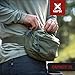 Vertx Long Walks MP Waist Pack - 2L Tactical Fanny Pack in Ultra-Light Ripstop Nylon with Water-Resistant Finish - It's Almost Black