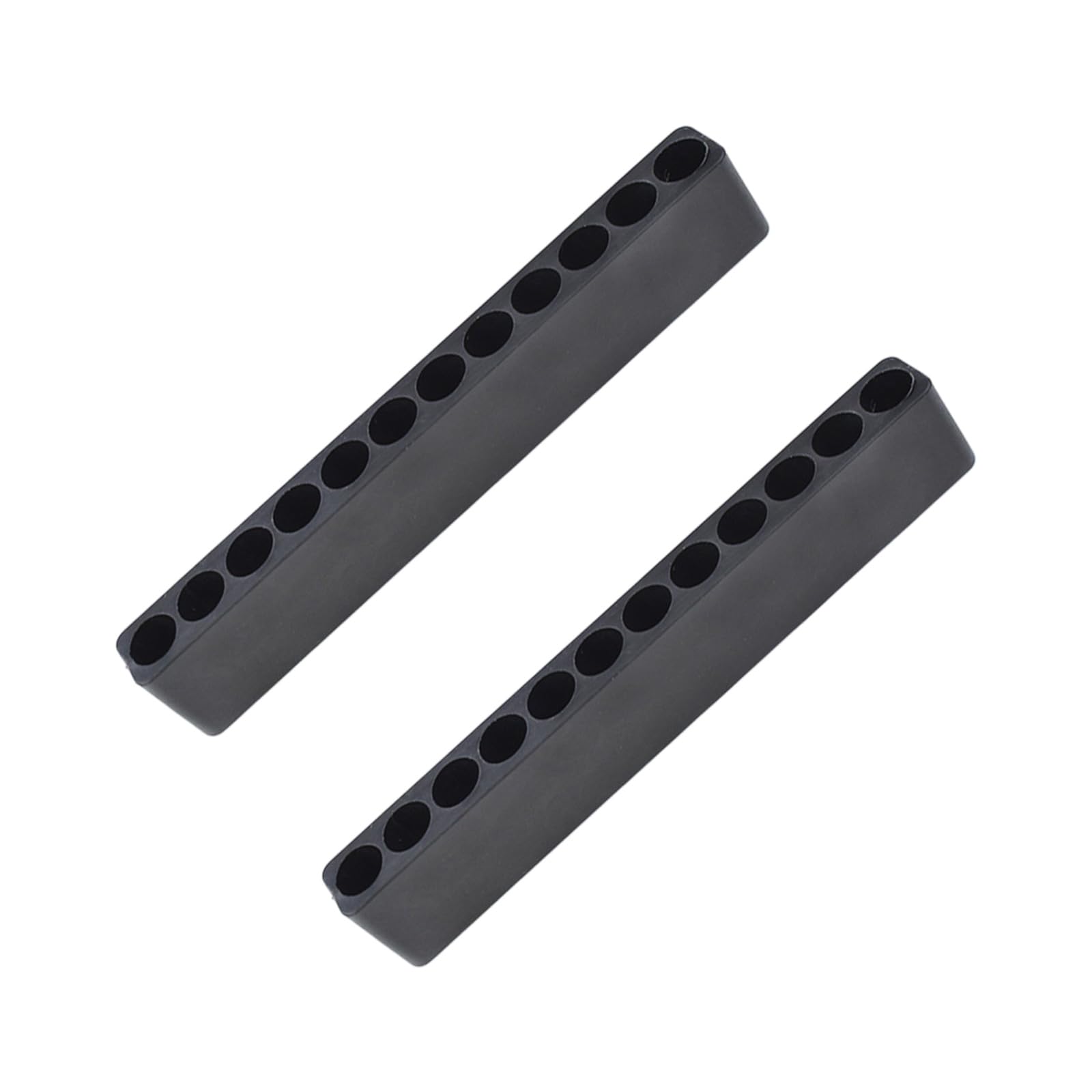 Sturdy ABS Bit Organizers Case Holds 12 Pieces of 6.35Mm Hexagonal Shank Driver Bits Technician Tool Storage Box Air Tool Bit Case