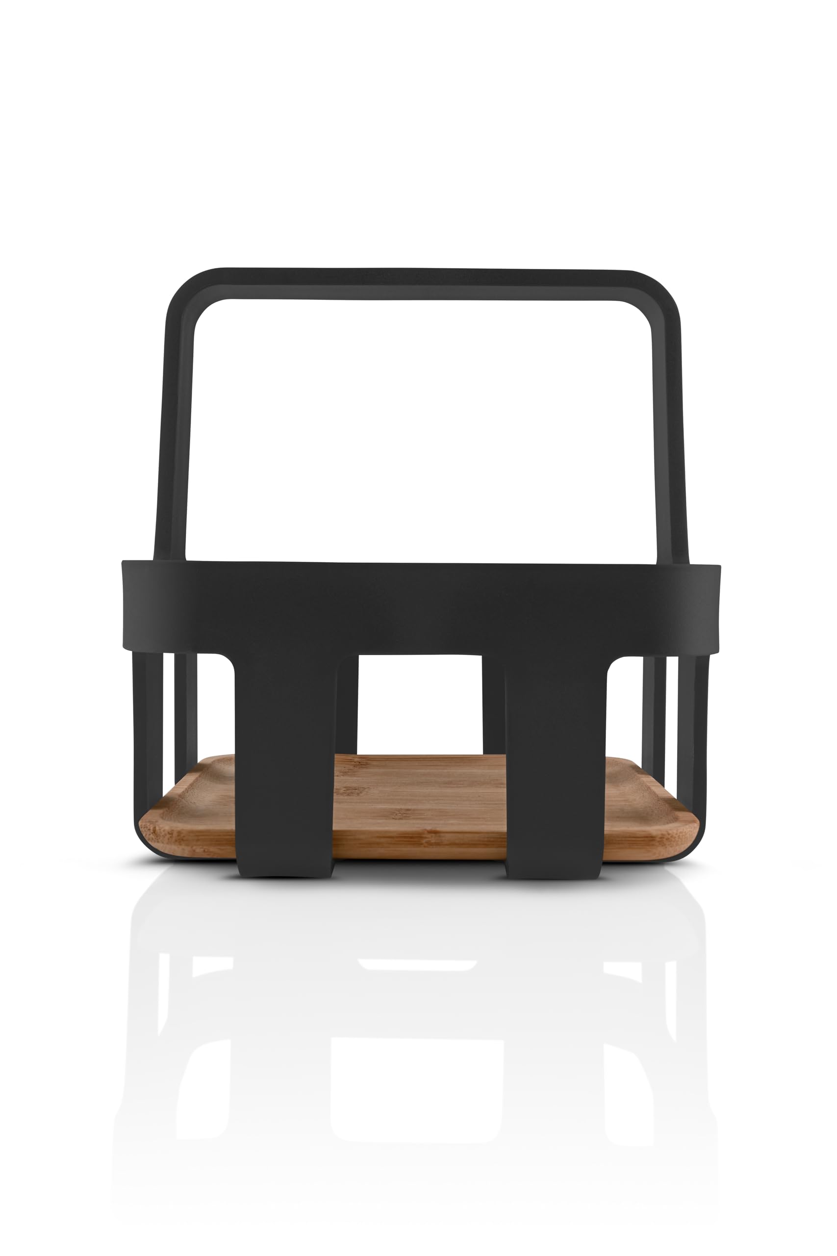Eva Solo | Nordischer Küchentisch Caddy | Stilvolles Servieren und praktisches Design mit Tragegriff für festen Halt. Perfekt für Grillabende auf der Terrasse | Schwarz