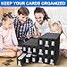 ATPWONZ Trading Card Storage Box, 15000+ Cards Deck Box for MTG Commander, Trading Cards Organizer with 48 Card Dividers, Labels & Tapes, Visible Card Deck Boxes for MTG TCG PTCG Sport Cards
