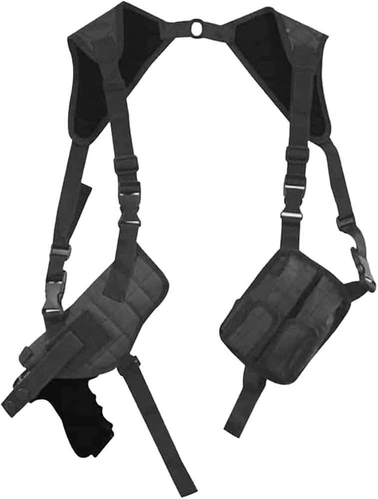 Amazon.co.jp: ブラック左／右戦術ショルダーホルスター － ワンサイズ