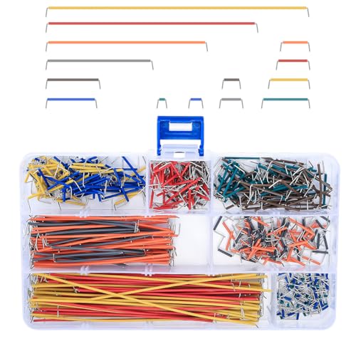 Image of Serplex 560pcs Jumper Wires Kit for Breadboard Connections with 14 Lengths, 2-125mm Jumper Wire Kit, PCB Circuit Boards Cables Assortment Kits for Breadboard Prototyping Solder