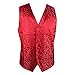 Price comparison product image Sendmart New Mens Waiscoat - Various Design, Colours & Sizes (38/M, Red)