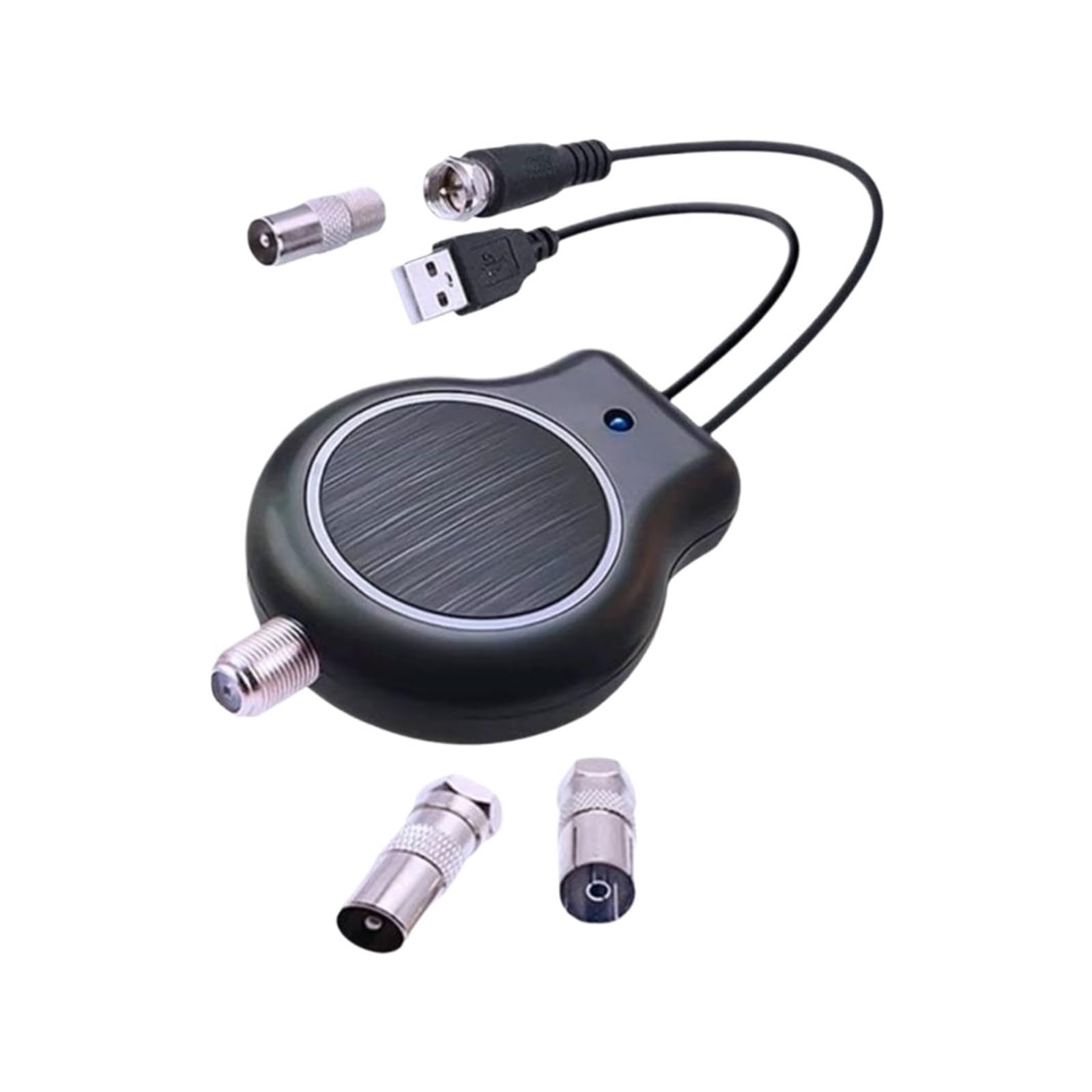 Amplificatore Di Segnale Del'antenna TV Digitale HDTV, Amplificatore Di Segnale HD FM DVB Alimentato Tramite USB Da 32 DBI, Installazione Rapida