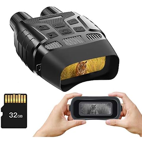 Night Vision Goggles, Night Vision Binoculars with 2.31'' TFT LCD View Screen and 960P Image & Video, Digital Infrared Binoculars with 32 GB Memory Card Perfect for Observation and Spotting Hunting Cover