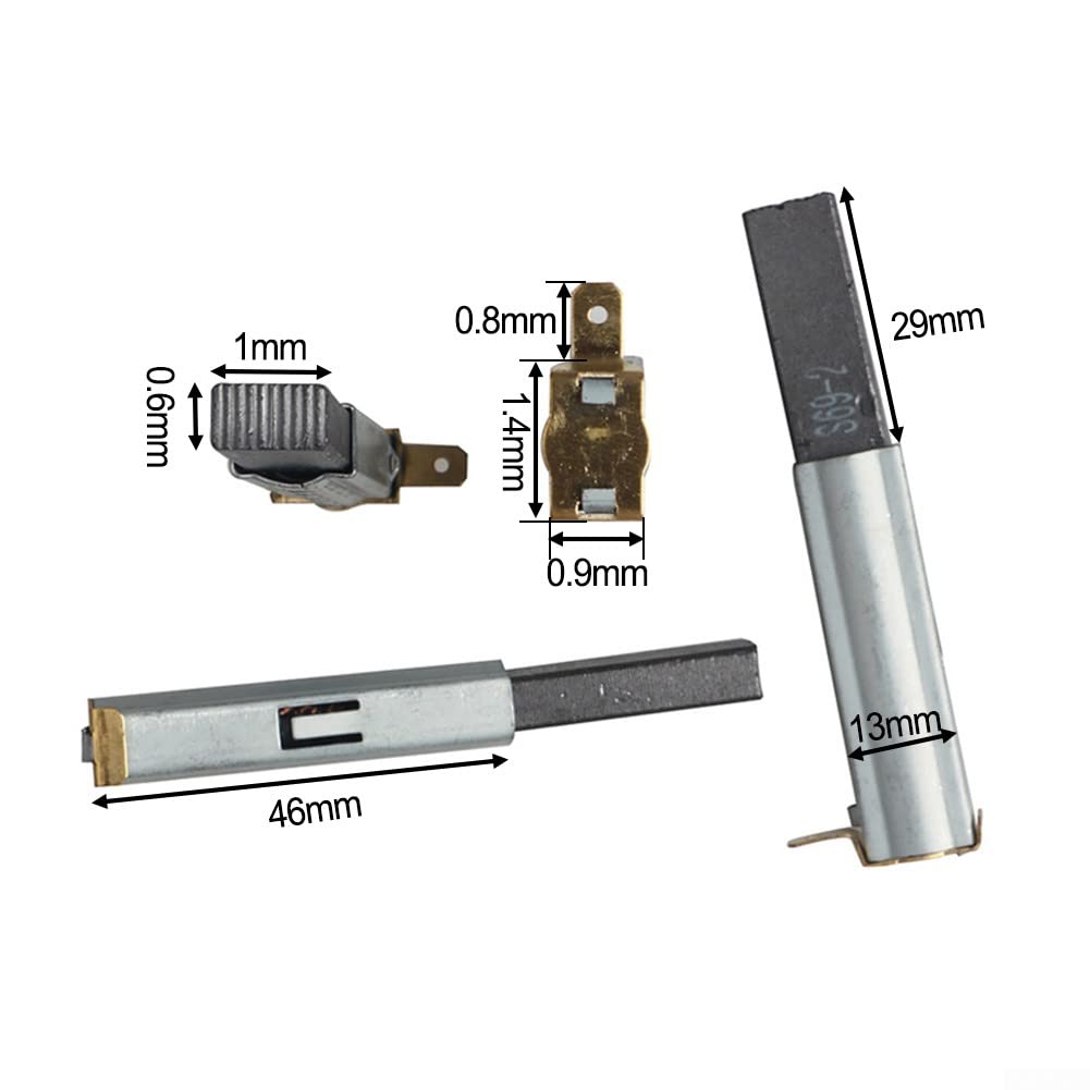 2 pezzi portaspazzole motore in carbonio per aspirapolvere industriali 30/60/70/80/90L spazzole in carbonio grafe accessori spazzatrici  6