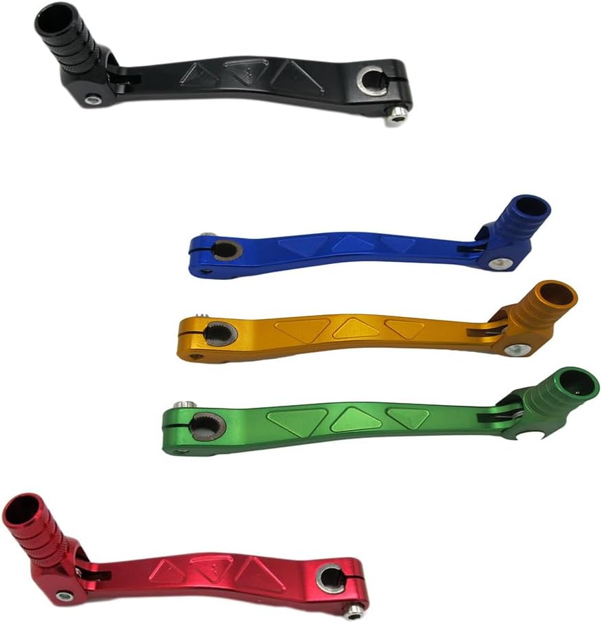 11mm CNC Folding Kickstart Kick Start Starter Lever for ATV Motorcycle Aluminium 11mm Hole Gear Shifter Lever Pedal(RED)