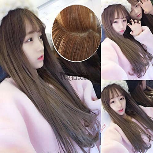 Princess Lee wig half wig pear head girls wig half wig