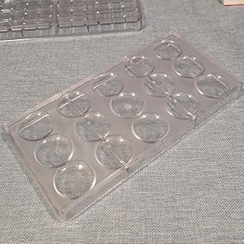 Oblate Chocolate Mold Volcanic Polycarbonate Chocolate Moulds PC Candy Forms