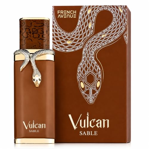Image of French Avenue Vulcan Sable Eau De Parfum 100ml | Luxury Long Lasting Oriental Woody Fragrance for Men & Women | Whiskey, Mandarin, Cashmeran, Vanilla & Benzoin Notes