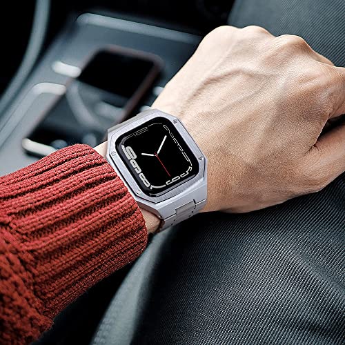 Bracelet Apple Watch 40mm étui acier iWatch 8 7 SE