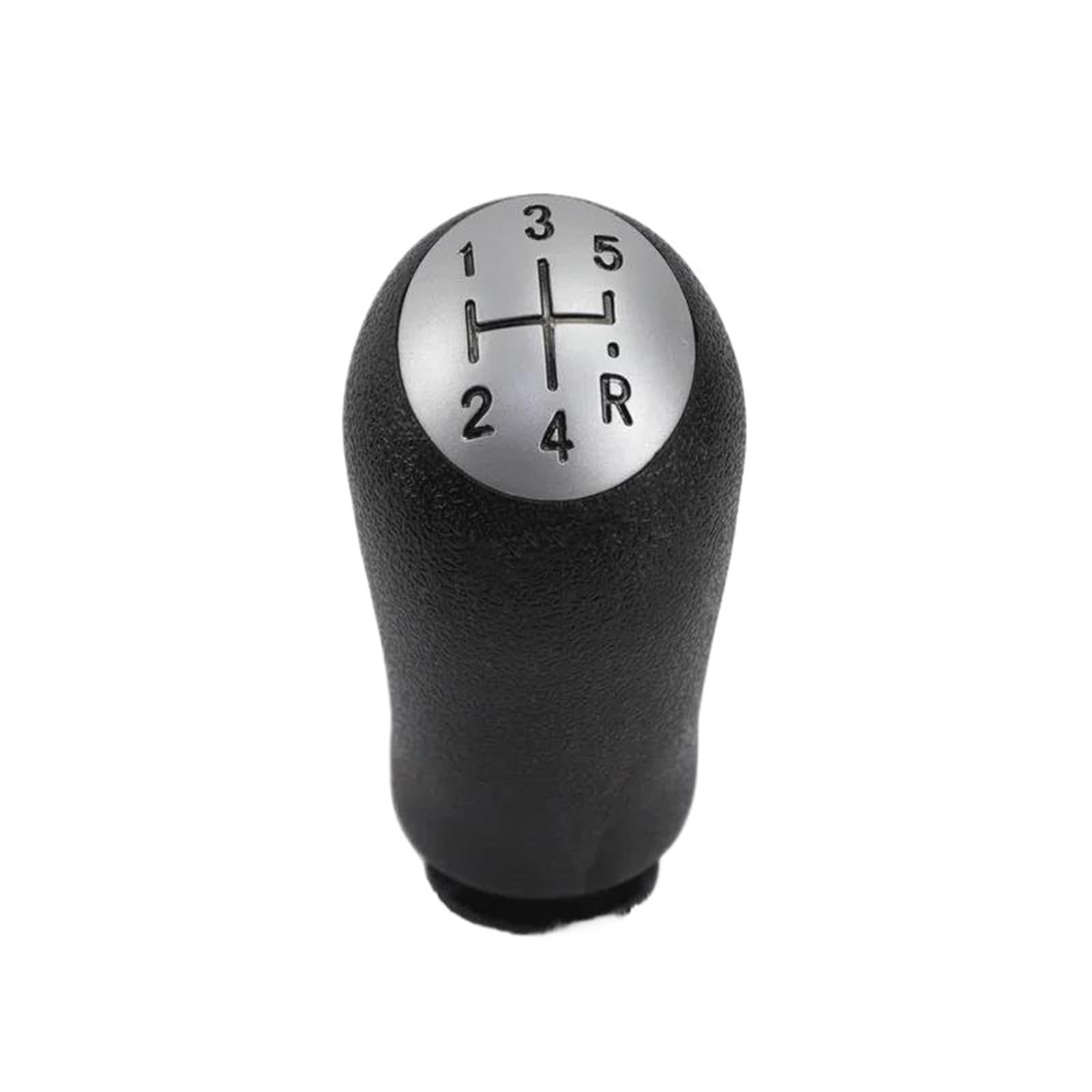 Qmtvfsrh 5-Speed Silver Car Gear Shift Knob For Clio 3 2005-2009 8200059578 8200379950 8200059575 Gear Shift Knob Car(5-Speed Silver)