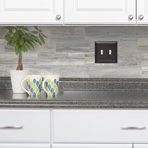 Amazon Basics Double Toggle Light Switch Wall Plate, Oil Rubbed Bronze, Set Of 2 #TOP5