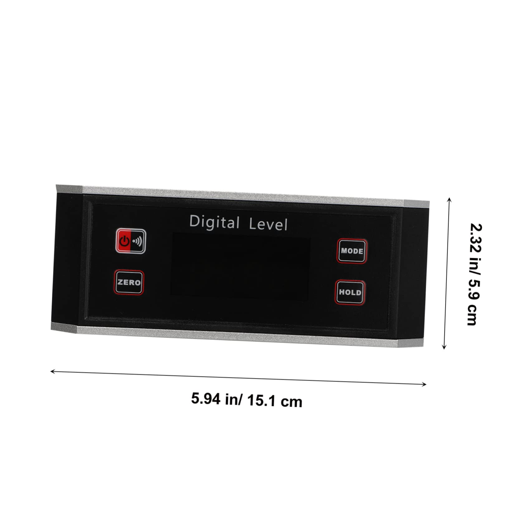 UKCOCO 2 Pezzi Digitale e Goniometro Elettronico Inclinometro Compatto con Display LCD Retroilluminato Misuratore per Falegnameria e Edilizia Facile da Usare anche Al