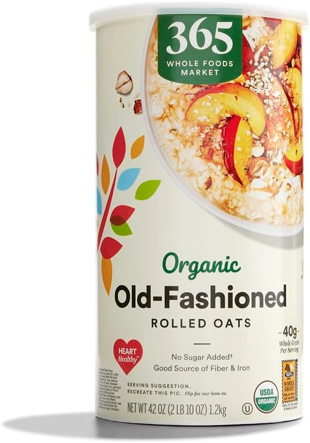 365 by Whole Foods Market, Organic Old-Fashioned Rolled Oats, 42 Ounce