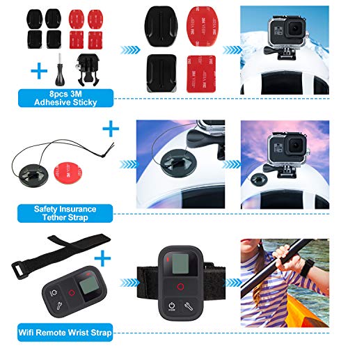 Kuptone Kit accessori per GoPro Hero 8 Set di