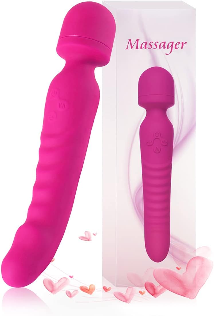Personal Massager, Powerful Rechargeable Massager with 7 Speeds Vibrations Cordless Quiet Massager for Shoulder Relief, Muscle, Back, Recovery (Pink) : Health & Household