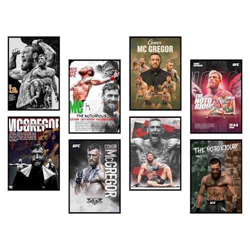 Generic Conor McGregor Posters Set of 8, 8x12 Inch Pack of 8 - Image 2