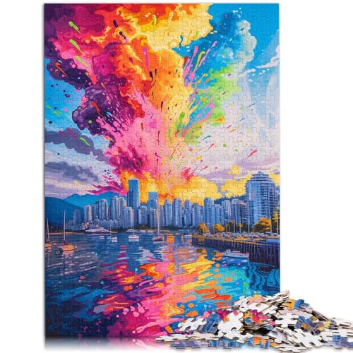 Puzzles 1000 piezas para adultos psicodélico amarre juguete educativo intelectual descomprimiendo 26x38cm Mejorar el amor entre parejas