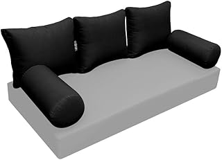 MH GLOBAL |SLIPCOVER ONLY| S3 Outdoor Bolster Backrest Pillow Covers Knife Edge Crib AD109