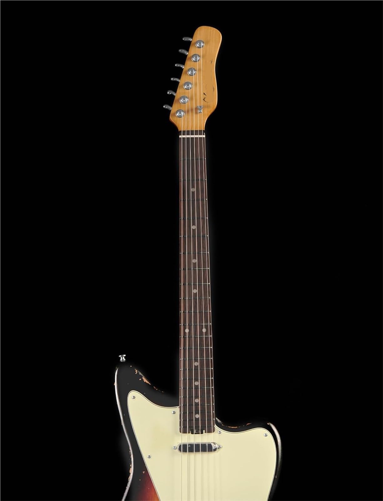 Gitary Elektryczne Pełnowymiarowe Pełnowymiarowa Profesjonalna Gitara Elektryczna Z Gryfem W Kolorze Starego Pieca Klonowego Wykończeniu Sunset Finish