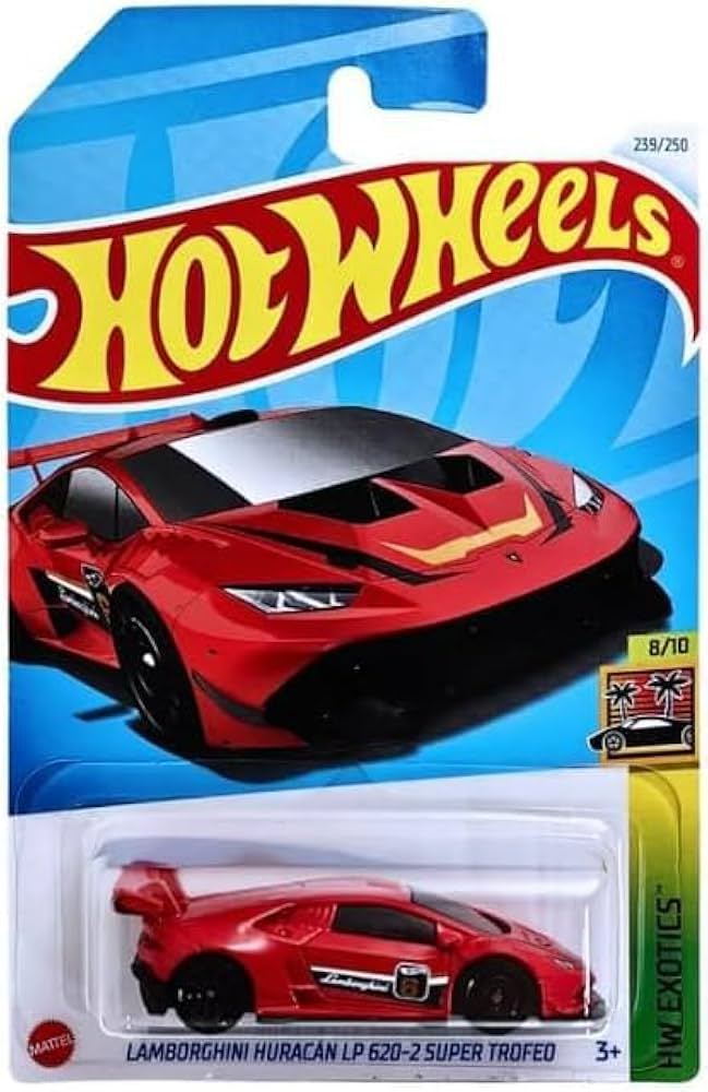Hot Wheels Lamborghini Huracán LP 620-2 Hot Wheels Lamborghini Huracan LP 620-2 Super Trofeo, 1:64