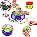 MMLC Wheel Töpfer Werkstatt - Premium Töpferei Set (Ton, Farben, Drehscheibe, viel Zubehör) - Beliebtes Bastelspiel Töpferscheibe - kreatives Spielzeug für Kinder (A)