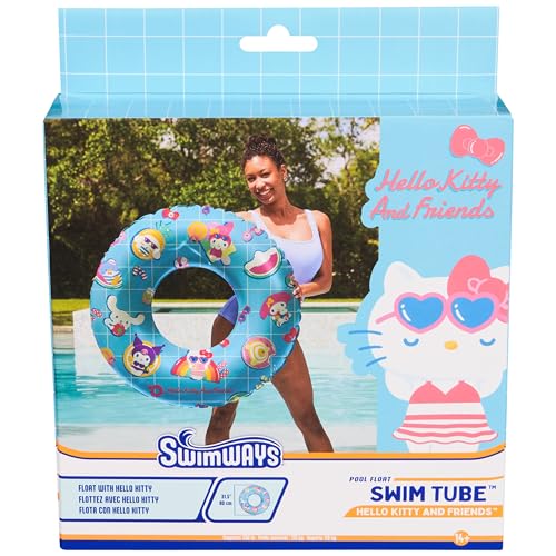 SwimWays Hello Kitty Swim Tube Pool Float for Ages 14+ - image 9
