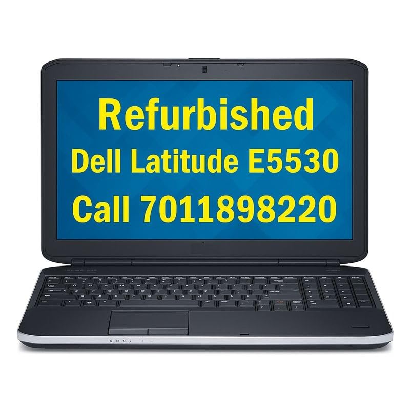 Certified & Tested Dell Latitude E5530 Laptop – Core i5-3340M, 8GB RAM, 128GB SSD, 15.6″ HD Display, Win10 Pro, Numeric Keypad – Reliable...