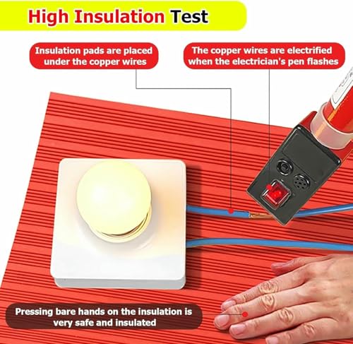 Tapis isolant électrique caoutchouc pour éliminer le risque de choc électrique au sol - 5