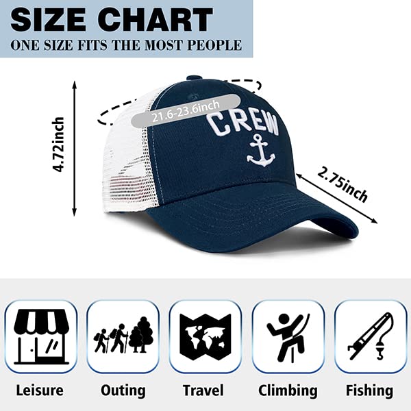 Image of Outdoor Hat Captain Hats Hunting Hat Biggfoot Hat Mountain Baseball Cap Sailing Trucker Hat for Men Women
